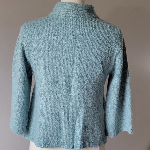 Evan Picone Light Blue Teddy Jacket - Picture 2 of 6